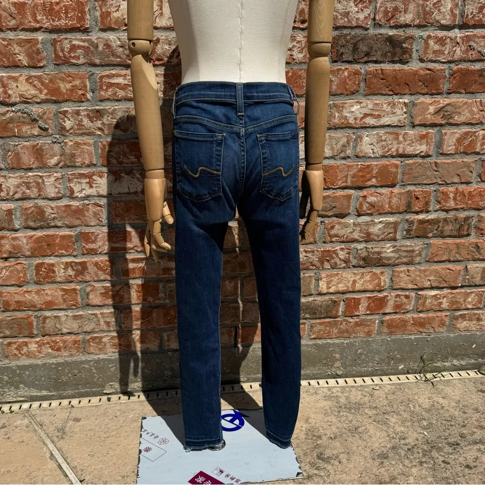 Seven For All Mankind “Gwenevere” blue jeans 👖 / 24 / Excellent condition - Picture 11 of 13
